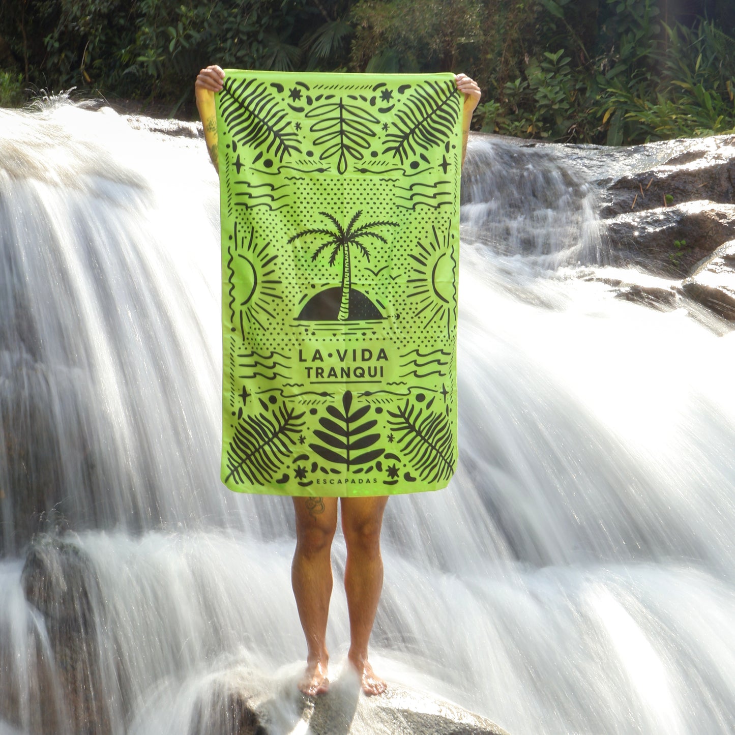 Toalla Microfibra La vida tranqui