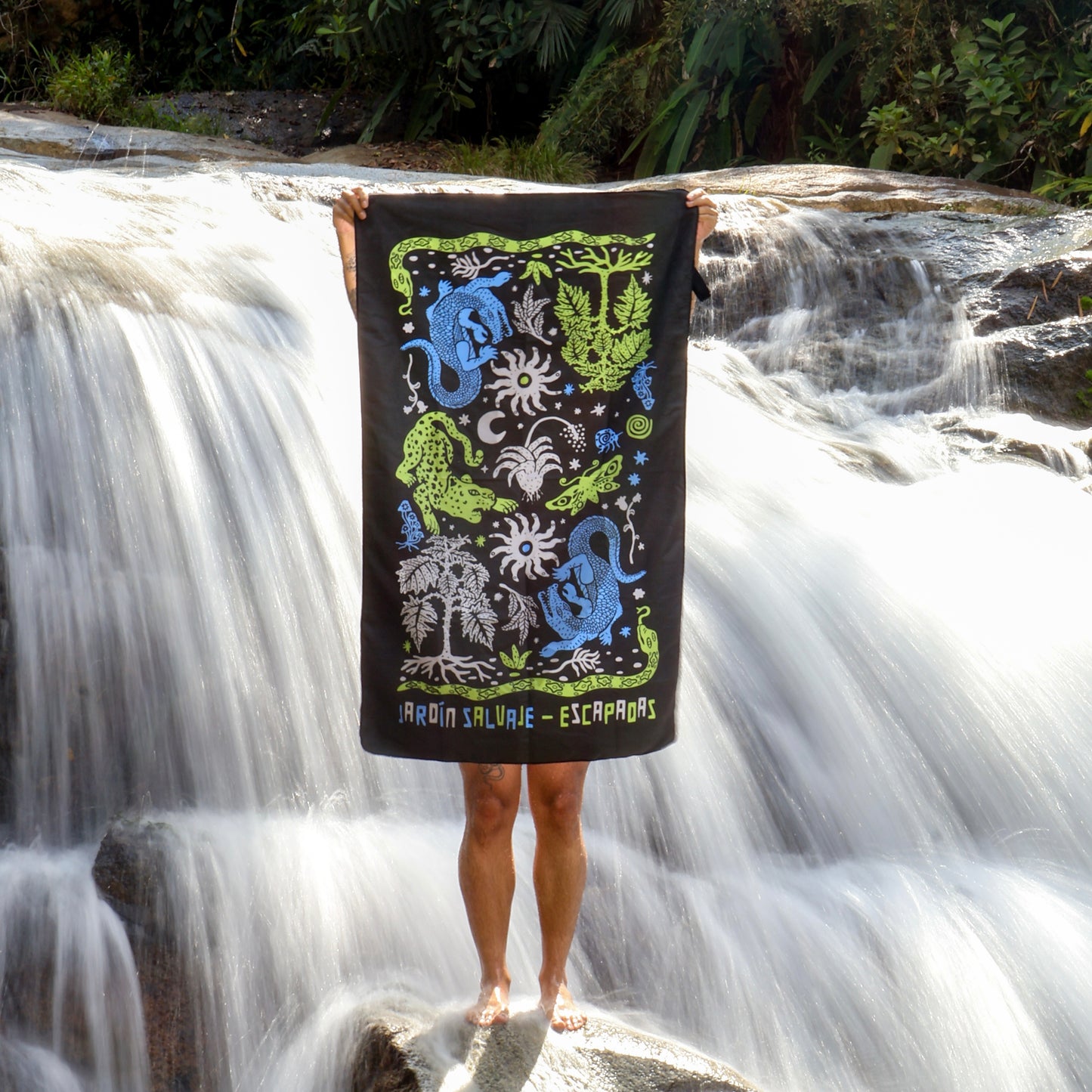 Toalla Microfibra Jardín Salvaje