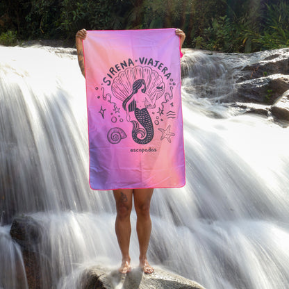 Toalla Microfibra Sirena Viajera
