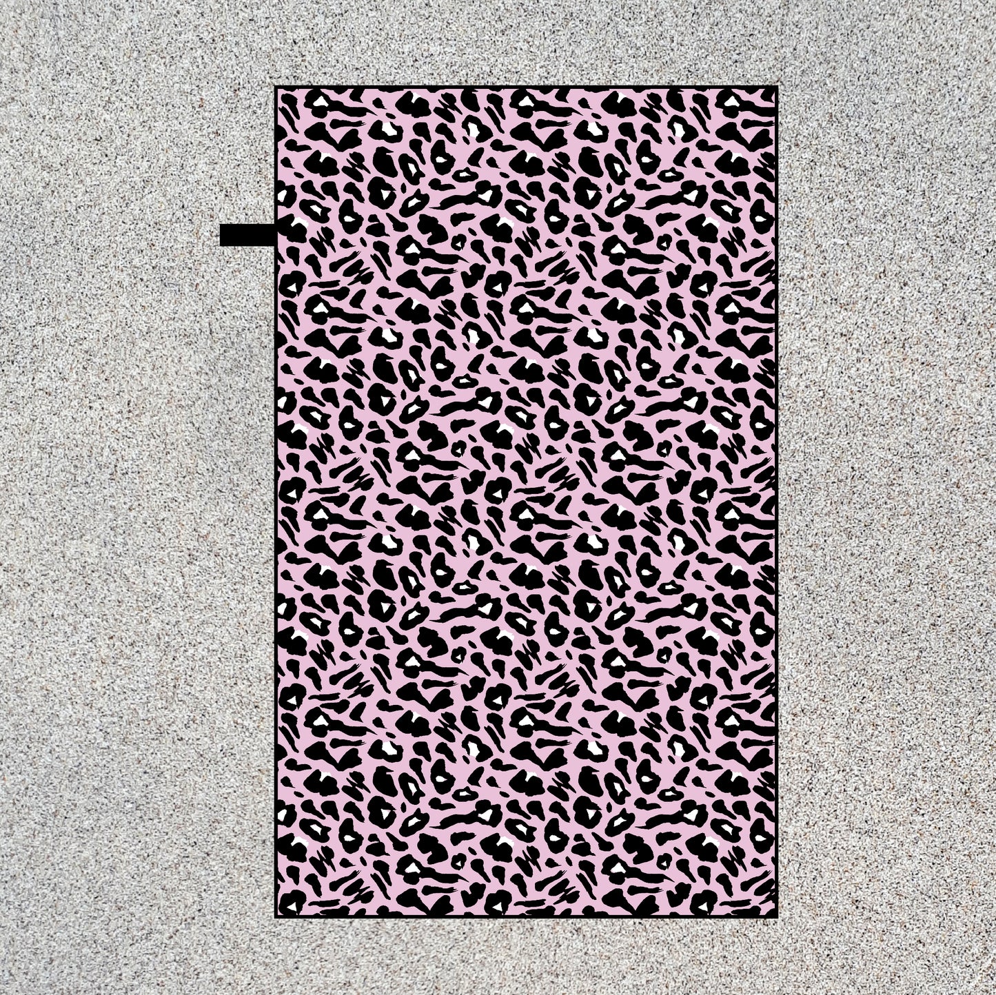 Animal Print Microfiber Towel